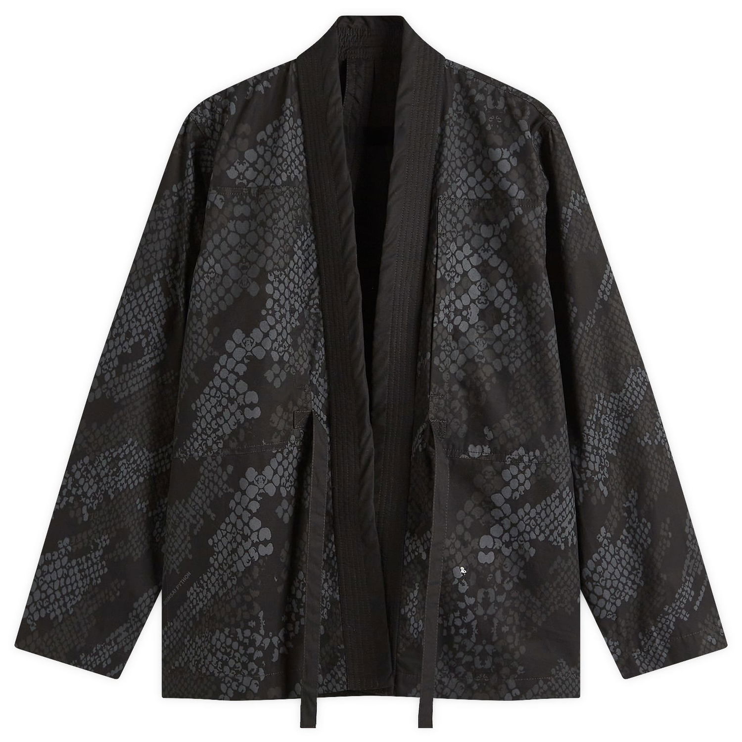 Яке Maharishi Maharishi Bonsai Python Camo Hanten Shirt, Size Large Черно | 6073-BLK, 1