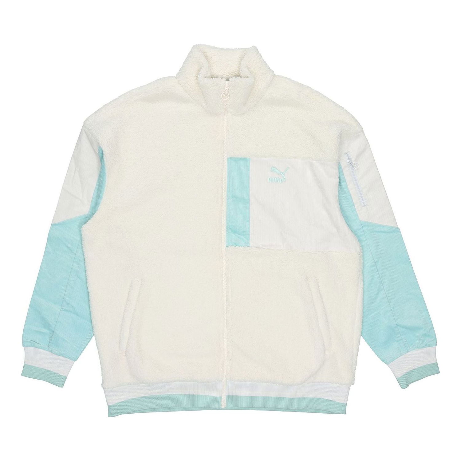 Суитчър Puma Retro Sherpa Jacket Бяло | 534678-93, 0