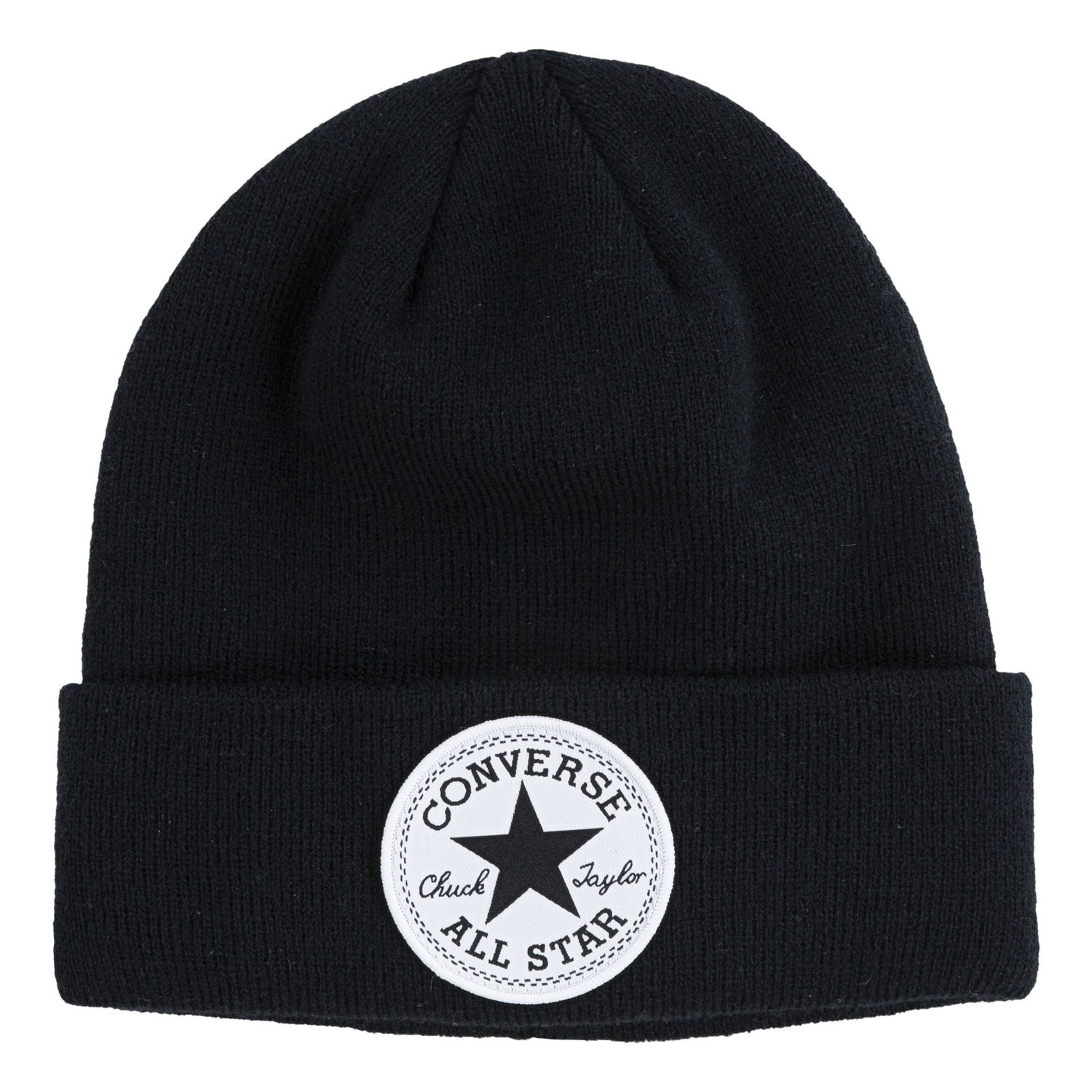 Шапка Converse Knit Watch Cap with Star Patch One Size Черно | 9A5393-023, 0