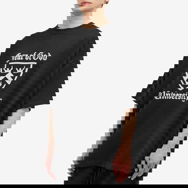 Тениска Fear of God Essentials University T-Shirt Черно | 125HO242000F, 2