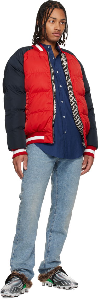 Пухо яке Balmain Balmain Bicolor Reversible Puffer Jacket Многоцветен | FH1TP170XL24, 4