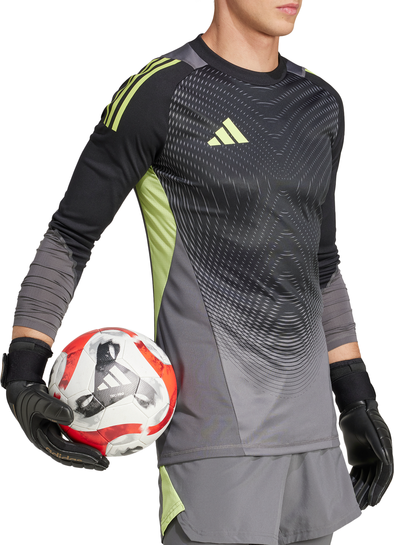 Фланелка adidas Originals Tiro 25 Pro Goalkeeper Long Sleeve Jersey Сиво | jn2008, 0