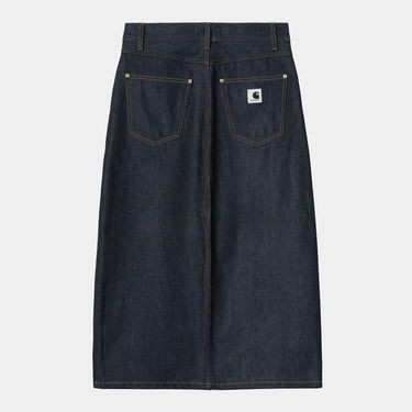 Пола Carhartt WIP Brandon Rigid Denim Midi Skirt Синьо | I036330_6, 0