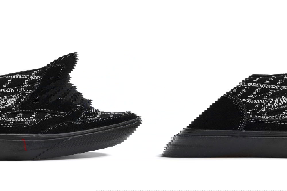 Кецове и обувки Vans Half Cab Supreme Grid Black Черно | VN0A3QPH2YW, 0