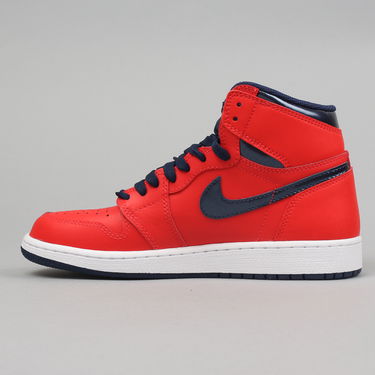 Кецове и обувки Jordan Air Jordan 1 Retro BG "Letterman" Червено | 575441-606, 0