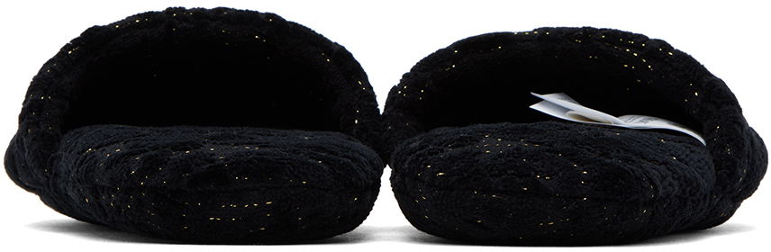 Кецове и обувки Versace Barocco Textile Slippers Черно | ZSLB00008_1A08851_1E880, 1