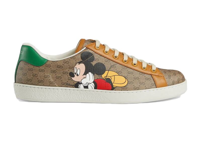 Кецове и обувки Gucci Ace x Disney Бежово | 602548 HWM10 8961, 0