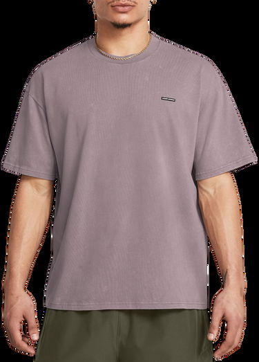 Тениска Under Armour T-Shirt Oversized Logo Wash Лилаво | 1389147-015, 0