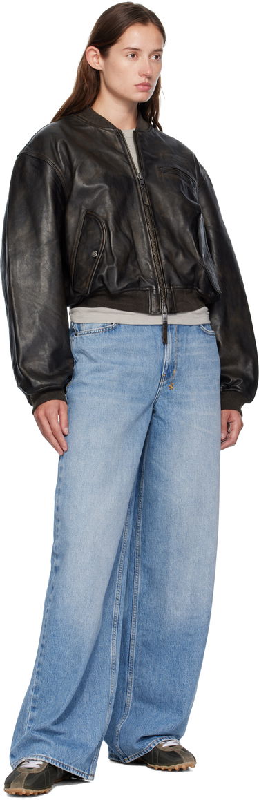 Яке бомбър Ksubi Ksubi Alpha Crop Leather Bomber Jacket Черно | WFA25JK009, 3