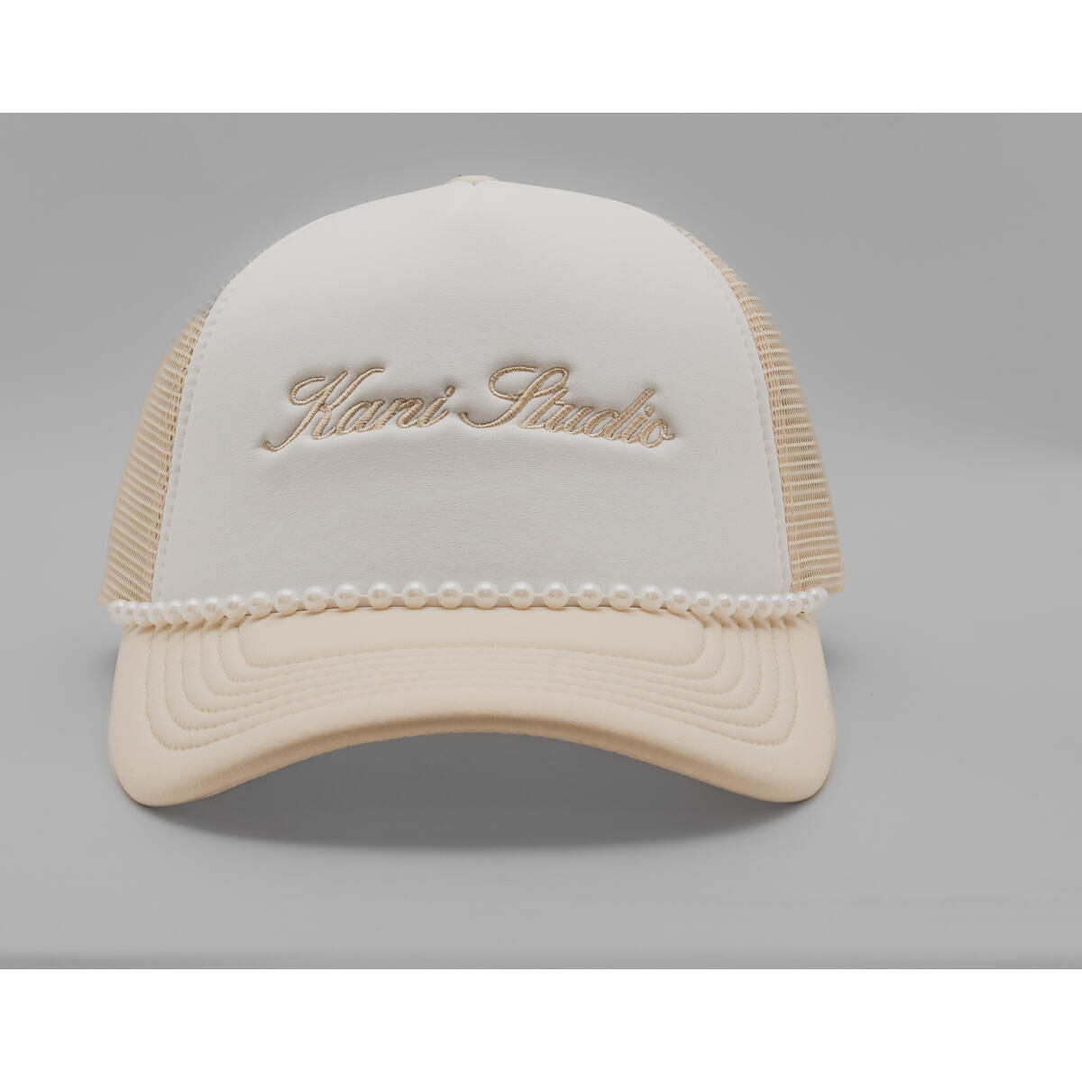 Шапка с козирка Karl Kani Karl Kani Woven Signature Trucker Cap Бежово | KKPD00005189, 1