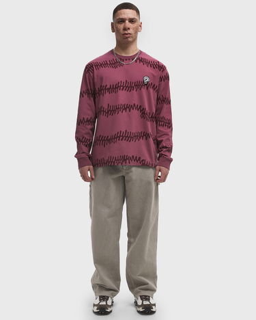 Тениска By Parra Long Sleeve Graphic T-Shirt Бургунди | 53136, 2