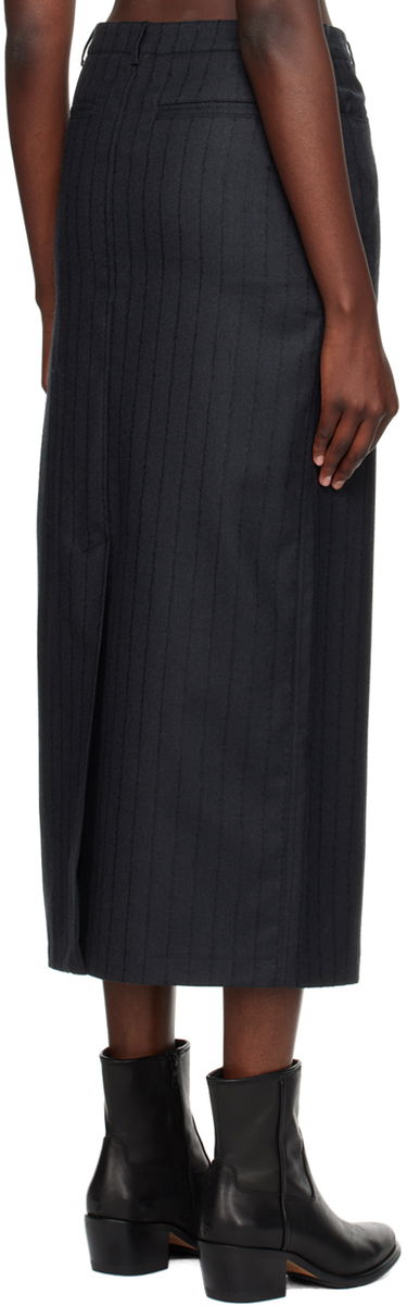 Пола Loulou de Saison Loulou de Saison Vato Maxi Skirt Тъмно синьо | VATO, 2