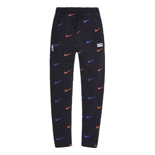Спортни панталони KITH KITH New York Knicks Fleece Pants Черно | NKCZ1792-010
