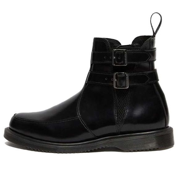 Кецове и обувки Dr. Martens Dr. Martens Flora Polished Smooth Chelsea Boots Черно | 25965001