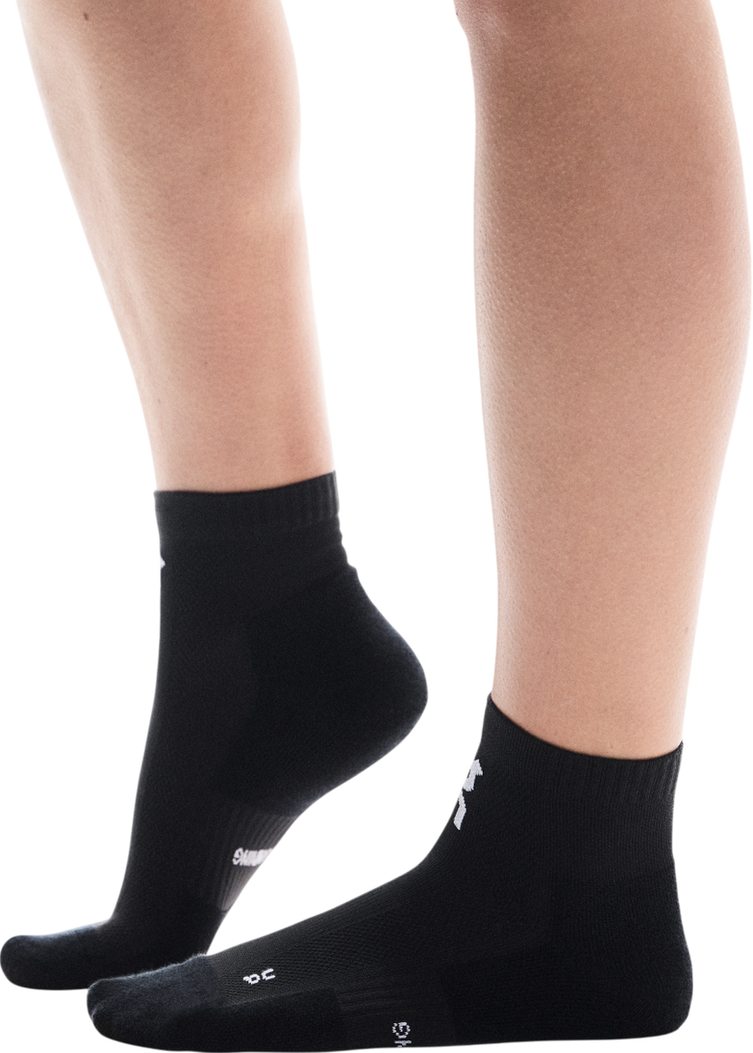 Чорапи On Running Running Core Mid Socks Черно | 2uf10070553