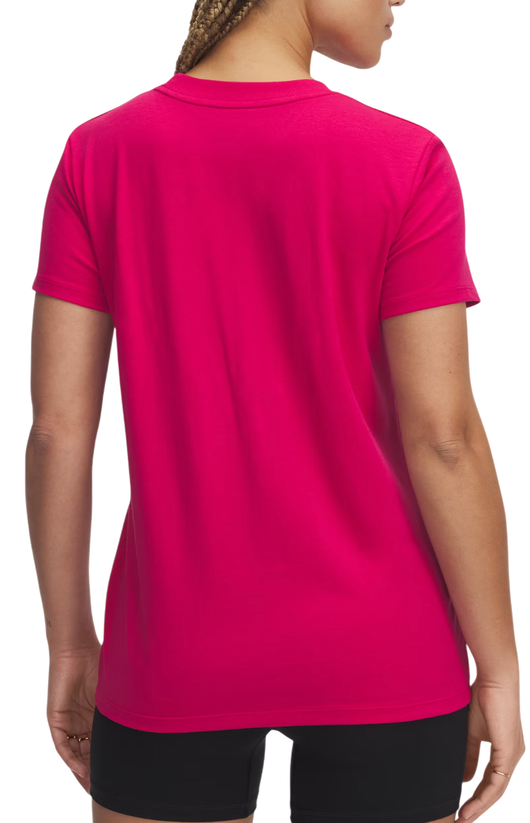 Тениска Under Armour Under Armour Rival Core Short Sleeve T-Shirt Розово | 1383648-681, 1