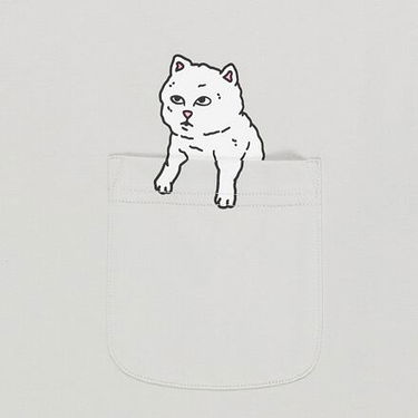 Тениска RIPNDIP Rip N Dip For Sale Pocket T-Shirt Size M Сиво | RNDSPR25142, 1