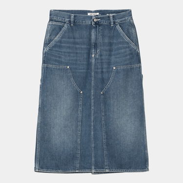 Пола Carhartt WIP Double Knee Denim Skirt Синьо | I035880_4, 1