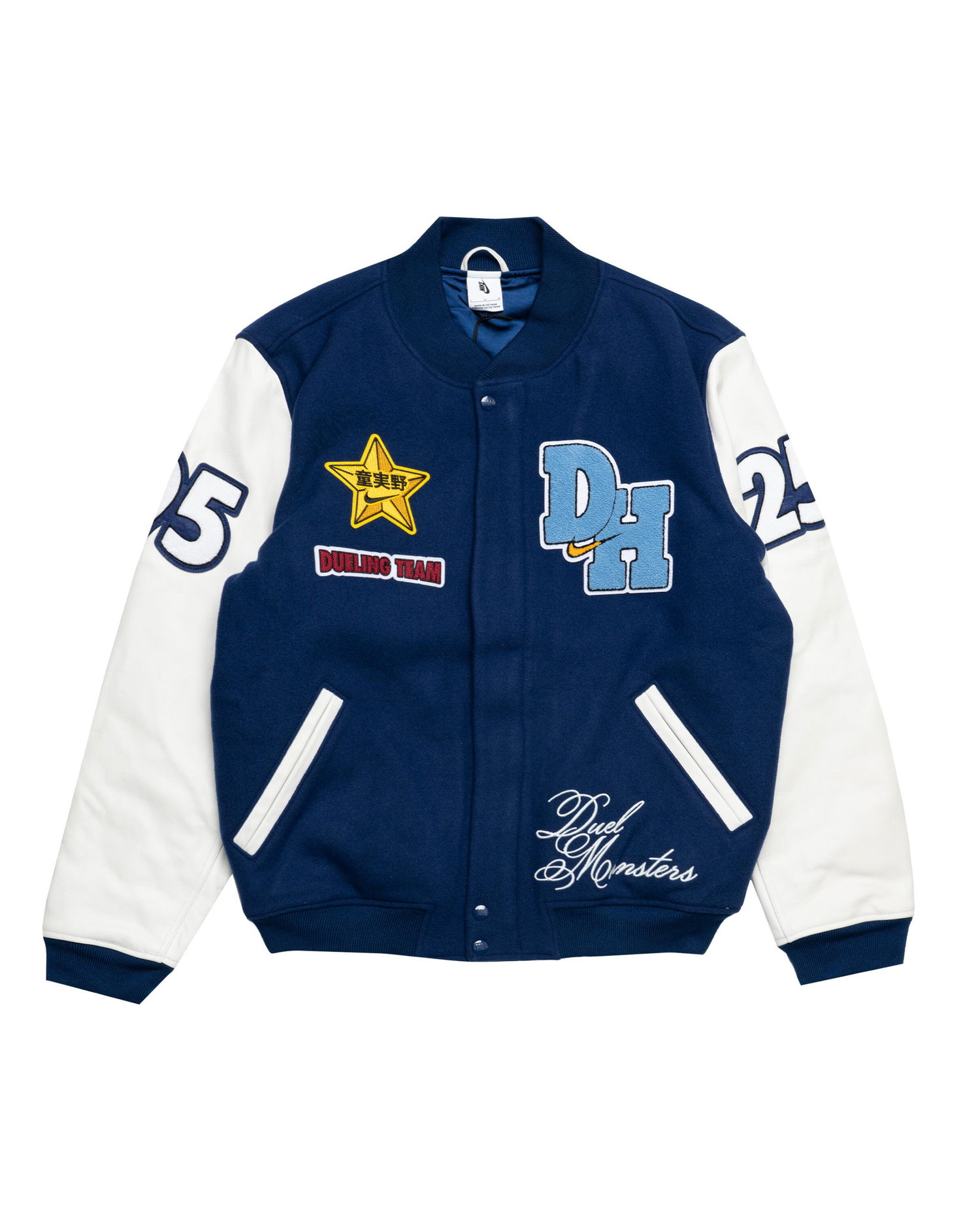 Яке бомбър Nike Yu-Gi-Oh! Duel Monsters Varsity Jacket Синьо | IO7982-492, 0