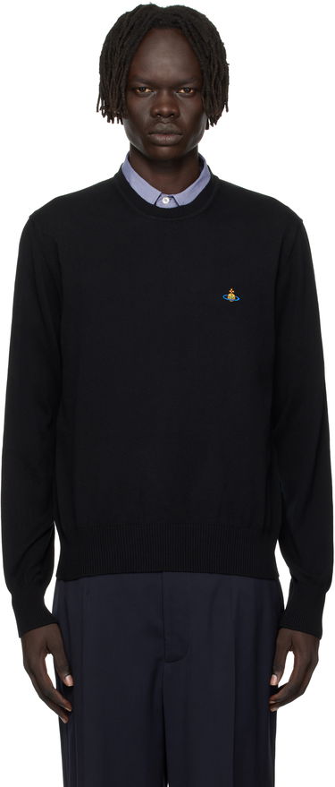 Пуловер Vivienne Westwood Vivienne Westwood Alex Round Neck Sweater Черно | 27010012-Y001V-, 0