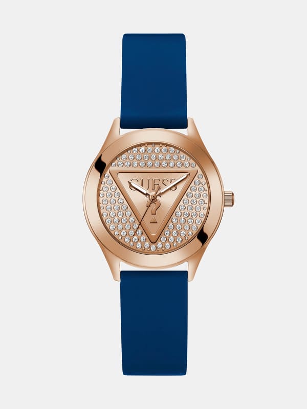 Часовник GUESS Crystal Appliqué Analogue Watch Синьо | GW0745FLSWC, 0