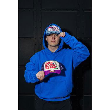 Шапка с козирка New Era New Era 9FORTY Trucker Graphic Baseball Cap Adjustable Лилаво | 60595317, 6