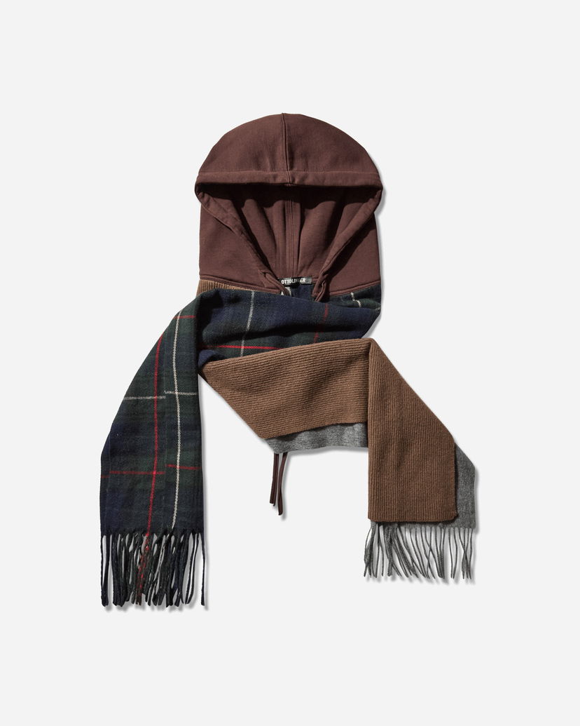 Шал Ottolinger Deconstructed Hoodie Scarf Кафяво | 12990282801 BRWGRY