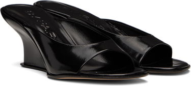 Облекло BY FAR BY FAR Caroo Wedge Mules Черно | MWFHO130LL032BK001PL, 3