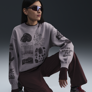 Суитчър Nike ACG ACG Tuff Fleece Therma-FIT Repel Crewneck Sweatshirt Сиво | FV7329-226, 4