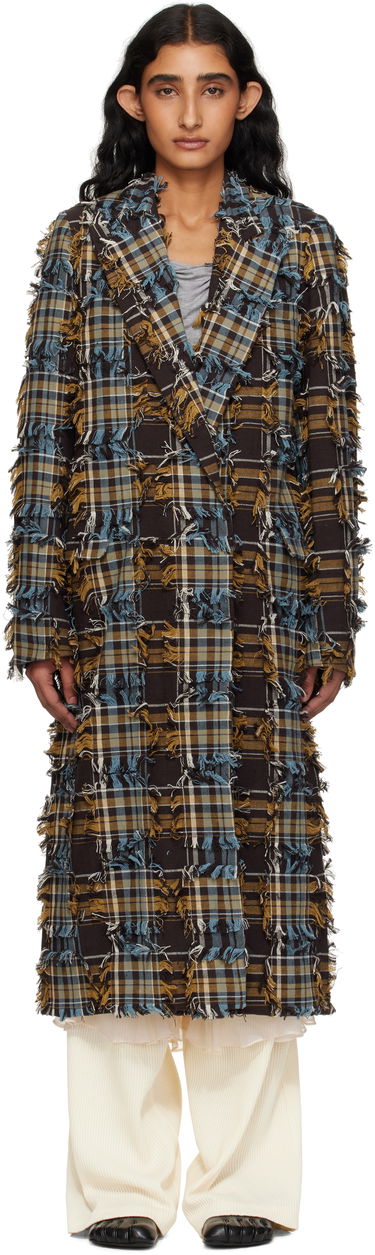 Палта Collina Strada Collina Strada Wolverine Plaid Frayed Coat Многоцветен | XX5217-B, 0