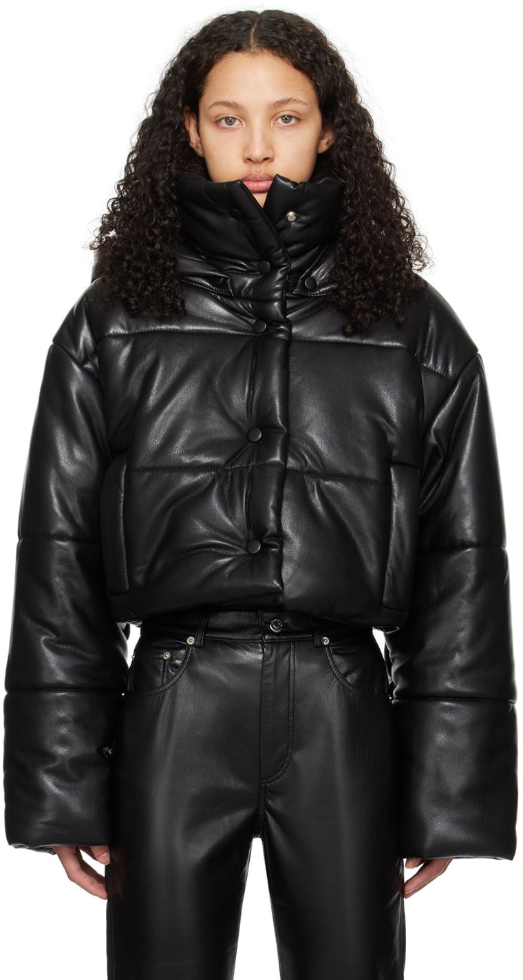Яке Nanushka Aveline Vegan Leather Jacket Черно | NW23CROW01999, 0