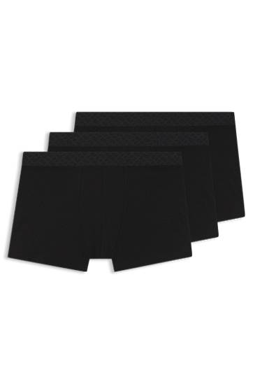 Three-pack of stretch-cotton trunks