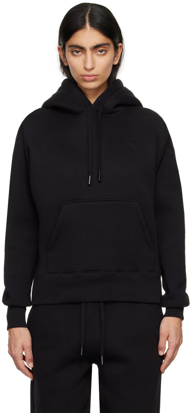 Суитчър AMI De Cœur Hoodie Черно | USW225.749, 0