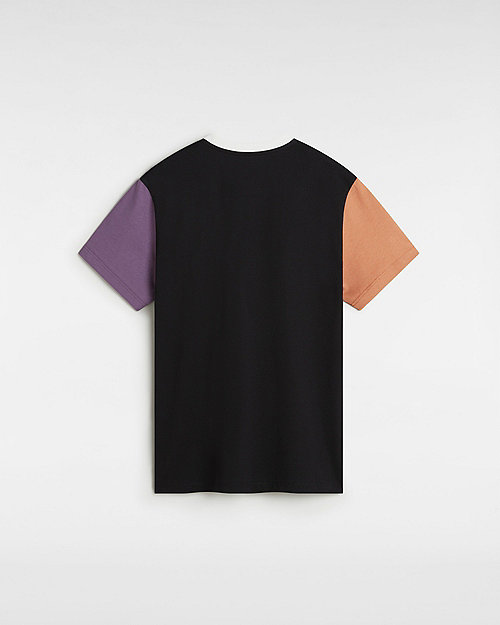 Тениска Vans Colorblock Boyfriend Fit T-shirt Черно | VN000JDK1KP, 1