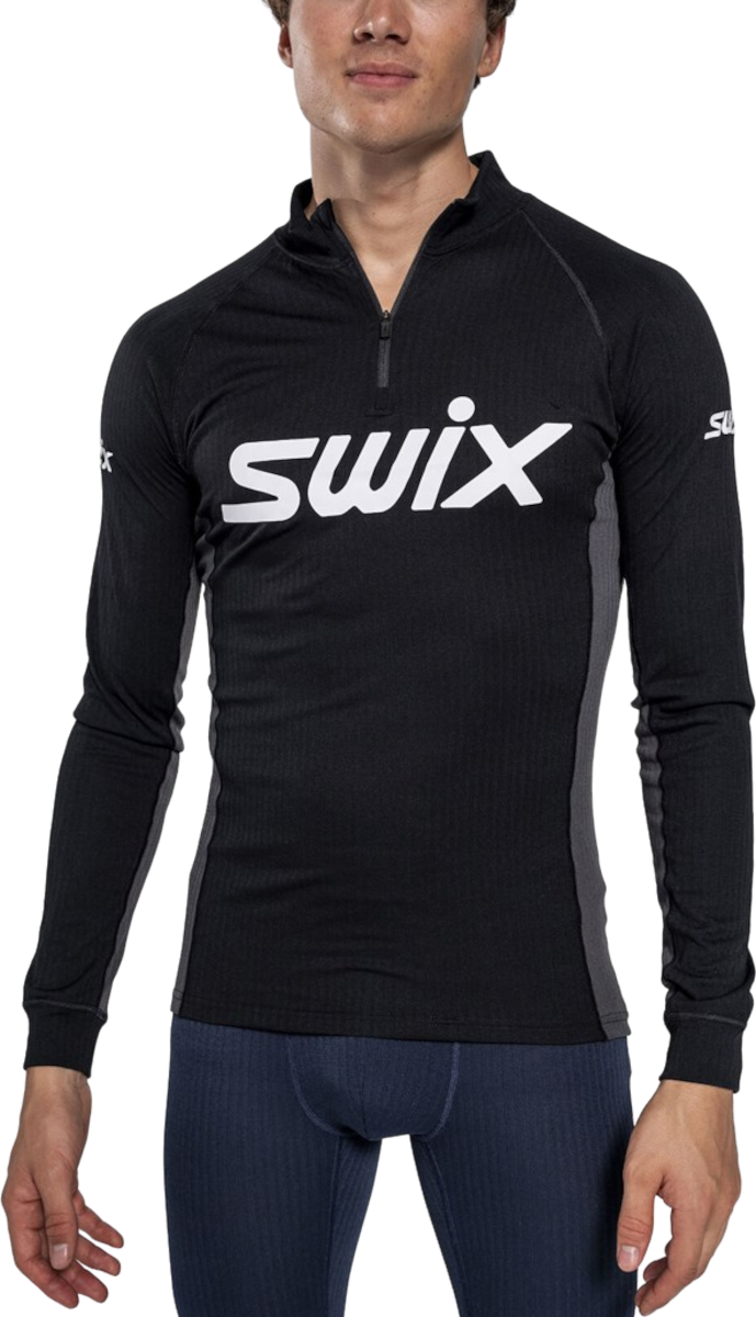Чорапи SWIX Swix RaceX Classic Half Zip Top Черно | 10116-23-10150
