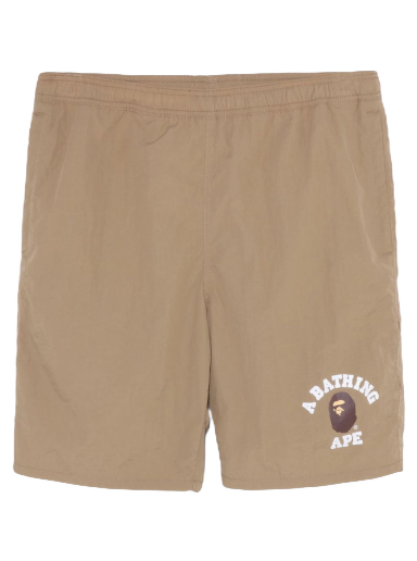 Къси панталони BAPE College Beach Online Exclusive Shorts Бежово | 1I25-153-001