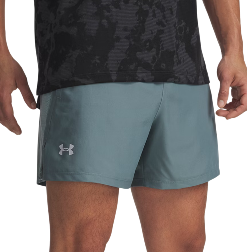 Къси панталони Under Armour LAUNCH 5'' Shorts Тюркоазено | 1382617-587