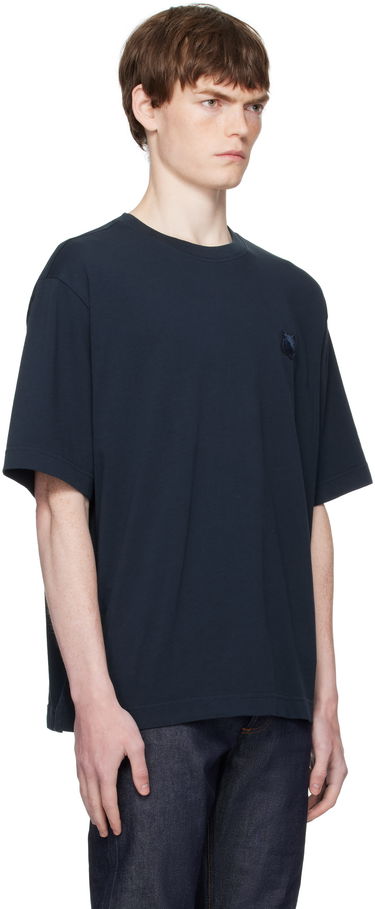 Тениска MAISON KITSUNÉ Maison Kitsuné Fox Head Patch Comfort T-Shirt Бяло | PM00109KJ0119, 4