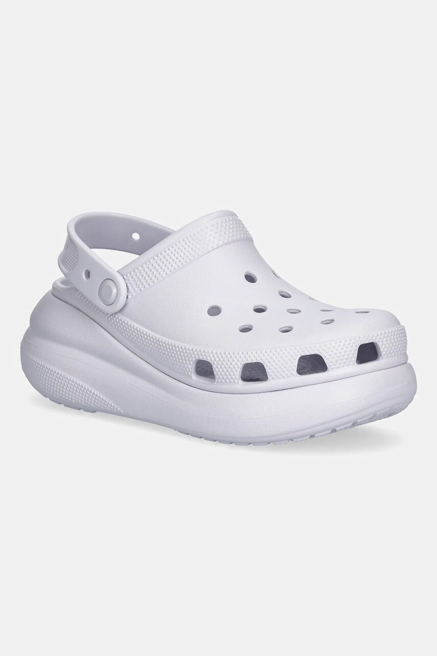 Кецове и обувки Crocs Crocs Classic Crush Clog Platform Бяло | 207521.5BO, 0