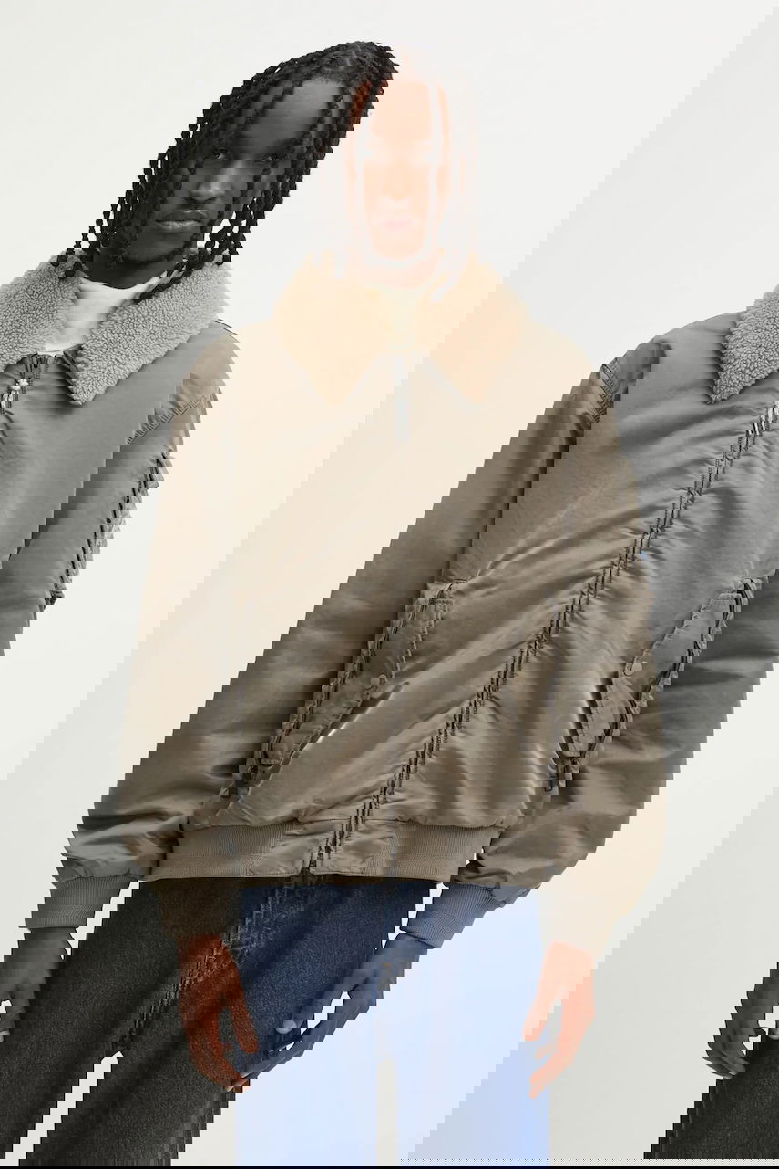 Яке бомбър Napapijri Napapijri A-Nemes Bomber Jacket Сиво | NP0A891XN1T1, 0