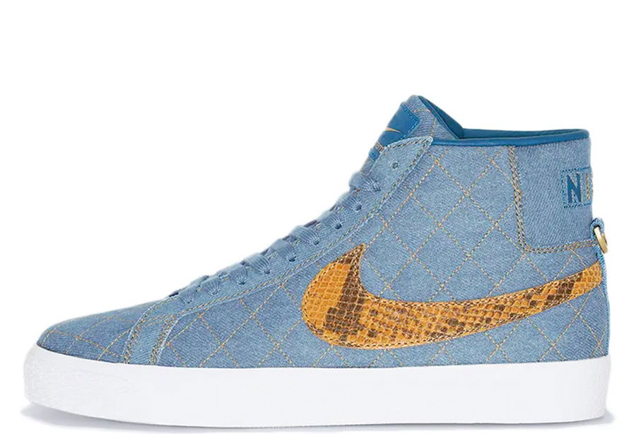 Кецове и обувки Nike SB Supreme x Zoom Blazer Mid QS SB "Denim" Синьо | DX8421-400, 1