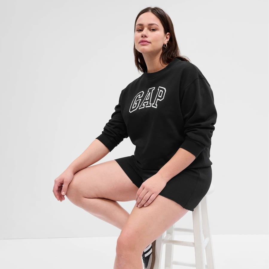 Пуловер GAP Heritage Crewneck Черно | 554936-10, 0