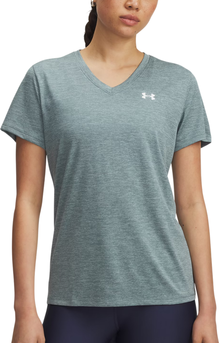 Тениска Under Armour V-Neck Short Sleeve T-Shirt Tech SSV-Twist Зелено | 1384227-587