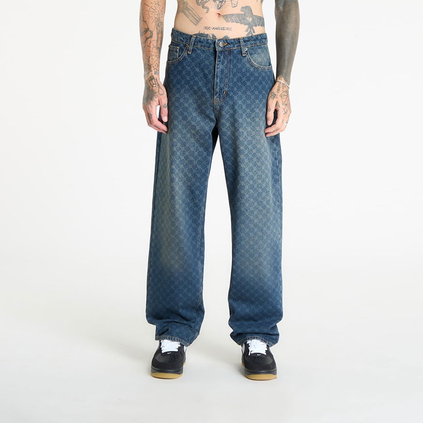 Дънки DAILY PAPER Daily Paper Amba Monogram Jeans Синьо | 2411141
