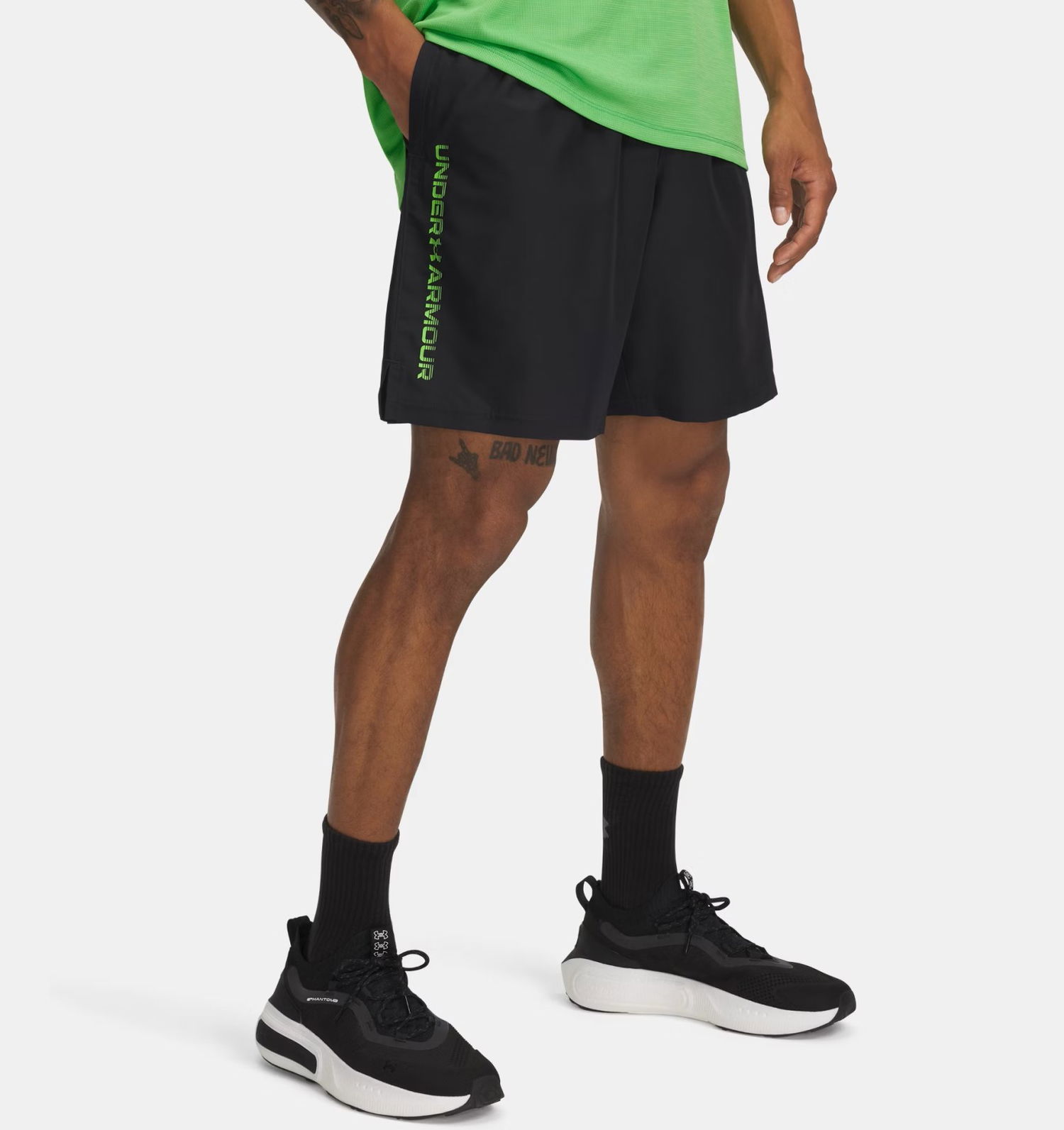Къси панталони Under Armour Tech Woven Wordmark Shorts Черно | 1383356-005, 0