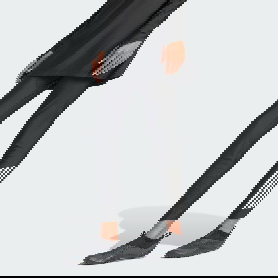 Бански adidas Performance 3-Stripes Swim Leggings Черно | IL7271, 0