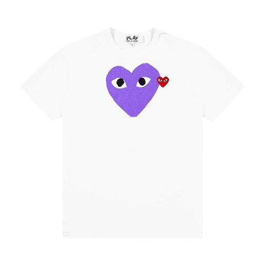 Тениска Comme des Garçons PLAY Red Emblem Heart T-Shirt Бяло | az t106 051 1, 0