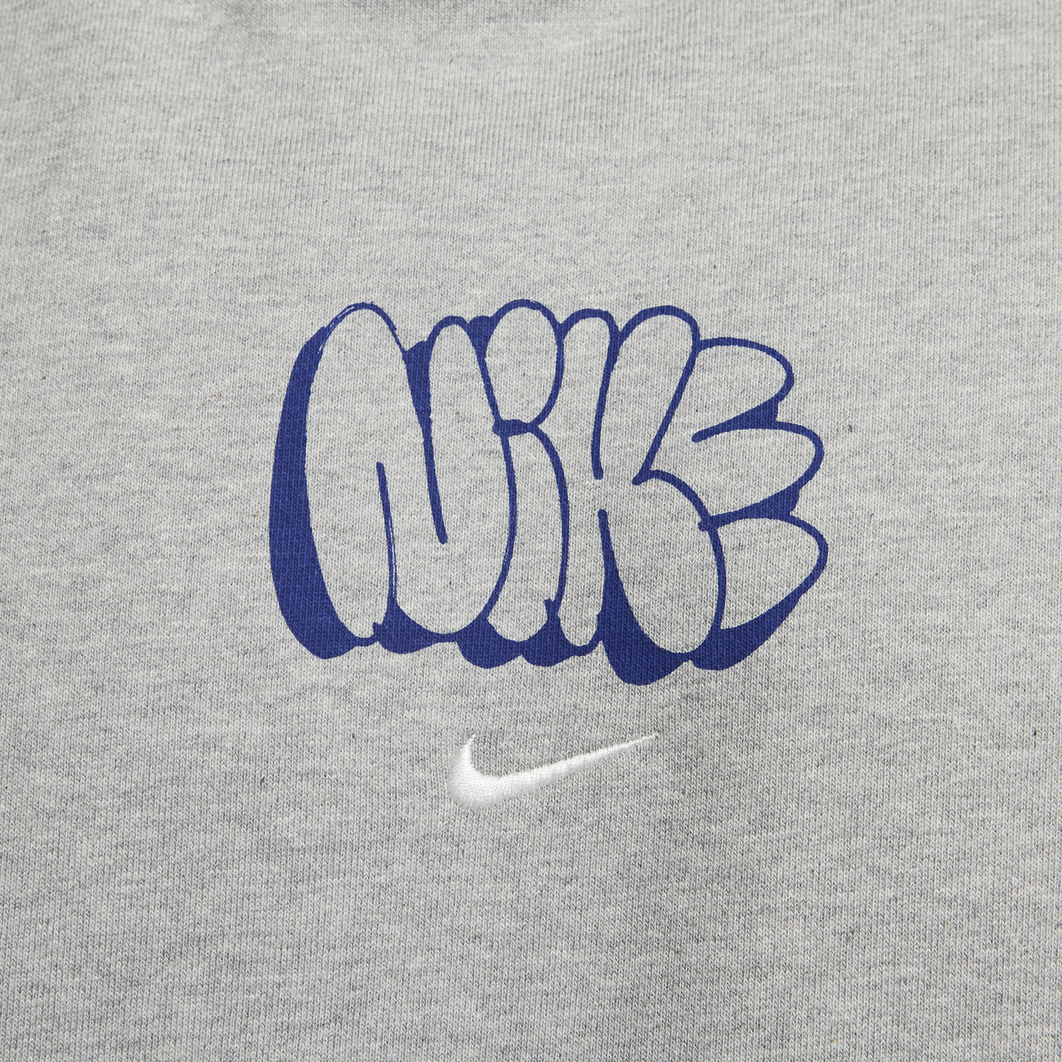 Суитчър Nike Fleece Hoodie With Hood Сиво | HQ4181-063, 1