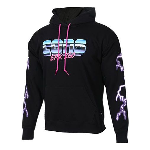 Суитчър Converse Converse Flash Logo Fleece Hoodie Черно | 10017495-A01, 0