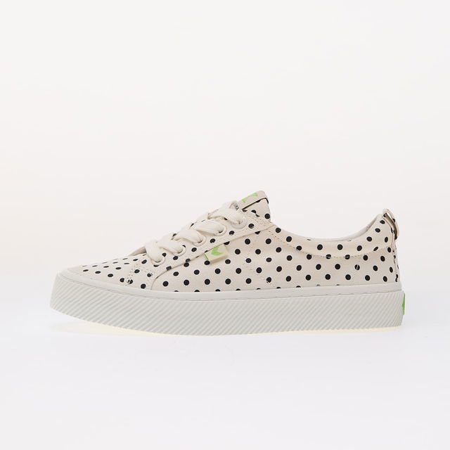 Oca Low White Polka Dots